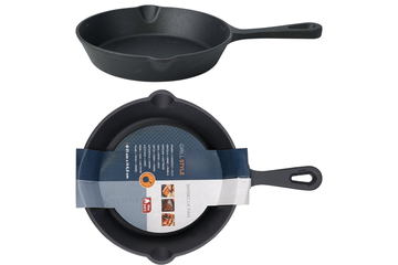 Afbeelding van Gietijzeren BBQ koekenpan 26,5 cm – Duurzaam, veelzijdig en perfect voor buiten koken