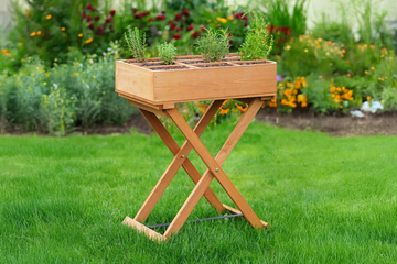 Afbeelding van Verhoogde Kweektafel (58x38x75 cm) – Comfortabel Tuinieren op Hoog Niveau