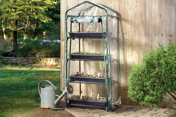 Afbeelding van Ceruzo Broeikas 4 Verdiepingen – Compacte Foliekas 160 cm