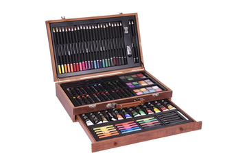 Afbeelding van 112-delige Teken- en Schilderset – Alles wat je nodig hebt voor jouw creatieve meesterwerken!