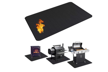 Afbeelding van Ceruzo Hittebestendige Vloermat 160x90 cm – Bescherming voor BBQ, Buitenoven & Vuurschaal!