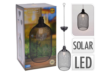 Afbeelding van Solar Hanglamp Ø270 mm – Sfeervolle Verlichting op Zonne-energie voor Buiten