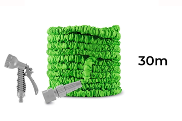 Afbeelding van Hoxtend Uittrekbare Tuinslang 30 m – Flexibel, Krachtig en Ruimtebesparend