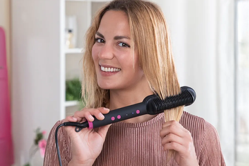 Afbeelding van Keramische Stijlborstel – snel, veilig & natuurlijk steil Haar