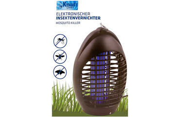 Afbeelding van Elektronische Insectenlamp met UV-licht – Effectieve Insectenkiller (1W, 230V, 23 cm)