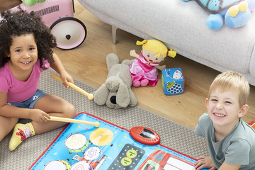 Afbeelding van 2-in-1 Muziekmat Beats’n’Tunes – Spelenderwijs muziek ontdekken