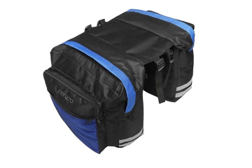 Afbeelding van Stijlvol en Ruim: De Ceruzo Dubbele Fietstas van 30 Liter voor Elke Rit - kleur blauw