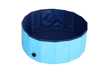 Afbeelding van Hondenzwembad – Opvouwbaar zwemplezier voor kleine honden (Ø80 x 30 cm)