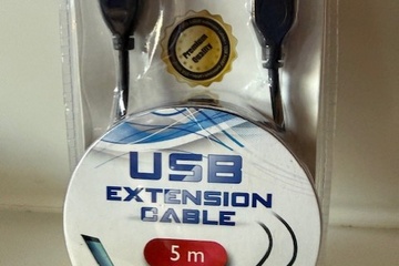 Afbeelding van Maxxter USB Extension Cable – 5 meter.  Deze USB-verlengkabe