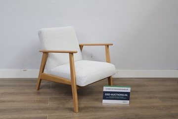 Afbeelding van IKEA fauteuil met houten frame