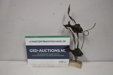 Afbeelding van Vintage Vissen Sculptuur