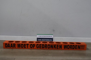 Afbeelding van Oranje meter bier plank