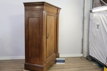 Afbeelding van Antieke Elm Armoire Kast - circa 1850