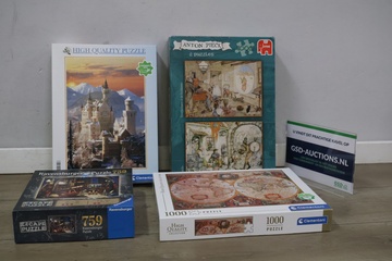 Afbeelding van Mix van Puzzels 4 stuks