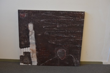 Afbeelding van Schilderij van Jeanne Beenackers: 'Ik kom zoals beloofd'