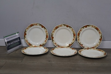 Afbeelding van Set van 6 Vintage Alfred Meakin Borden