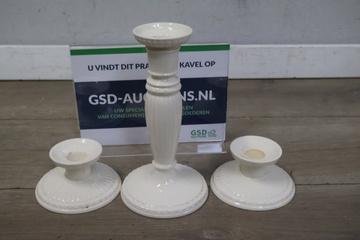 Afbeelding van Set van 3 Wedgwood Kandelaren