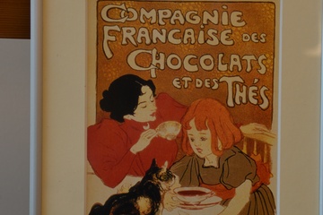 Afbeelding van Compagnie Française des Chocolats poster van T. Steinlen