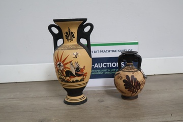 Afbeelding van Keramieken Griekse vazen 2 stuks