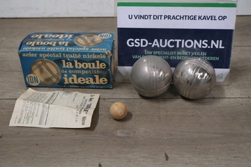 Afbeelding van Vintage Set Jeu De Boulesballen van IDN'