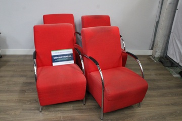 Afbeelding van Set van 4 Woood Fauteuils