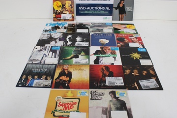 Afbeelding van Verzameling muzieksingles op CD