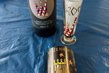 Afbeelding van Bijzonder design schnapsglas van Ritzenhoff, ontworpen door