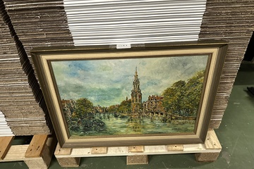 Afbeelding van 052. Schilderij stadsgezicht