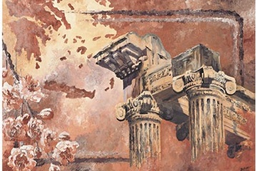 Afbeelding van Davis Blair, Pillars, Afm: 50x70 cm