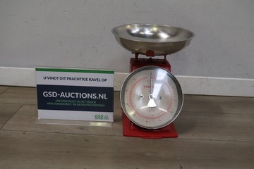 Afbeelding van Rode Keukenweegschaal