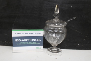 Afbeelding van Vintage Glazen Punchbowl'