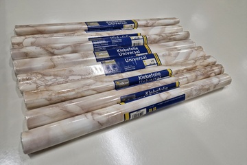 Afbeelding van 8 rollen alkor zelfklevende decoratiefolie marmer