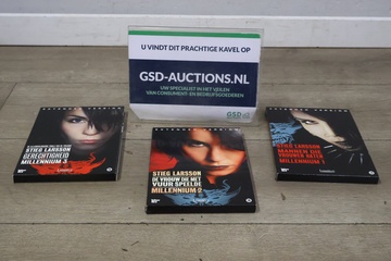 Afbeelding van DVD's van Stieg Larsson Millennium 1 tot 3'