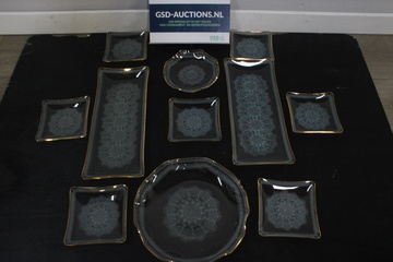 Afbeelding van Set van 11 Vintage Serveerschalen