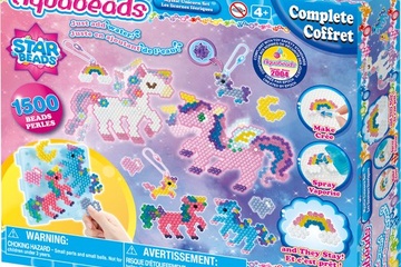 Afbeelding van Aquabeads 31944 Eenhoornset- complete set 1500 parels