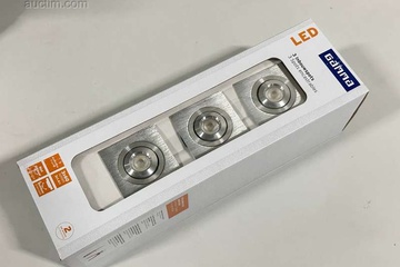 Afbeelding van 2 x GAMMA inbouwspot LED vierkant