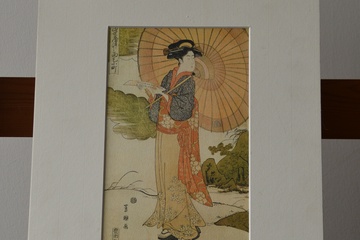 Afbeelding van Artprint v Utamaro Kitagawa: Tsujigimi