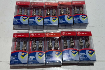 Afbeelding van 45x Profile TV & SAT coaxconnectoren F-connector