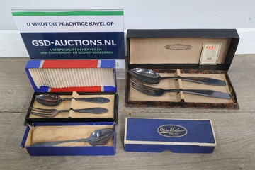 Afbeelding van Vintage Verzilverde Lepels & Vorken