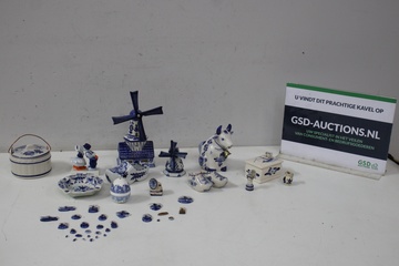 Afbeelding van Collectie Porseleinen Blauw-Wit Miniaturen