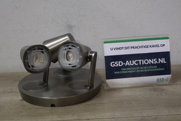 Afbeelding van Metalen plafonlamp met 3 lampen