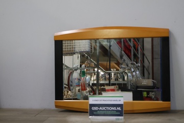 Afbeelding van Rechthoekige Wandspiegel in Houten Frame