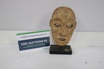 Afbeelding van Vintage Houten Lega-Masker uit Congo