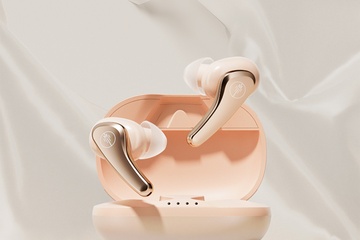 Afbeelding van Luxe 3e Generatie Magic Tom oordopjes met ENC, BT 5.2. Kleur: Parelmoer Roze * Gewoon proberen, je zult versteld staan.