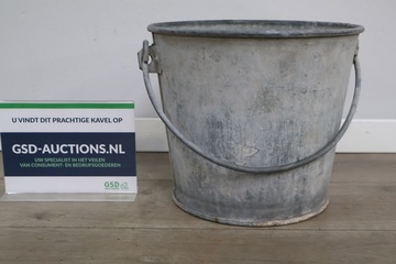 Afbeelding van Vintage Zinken Tuinemmer