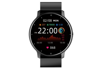 Afbeelding van J&G Smartwatch V70 – Zwart | Ultra Dun, & Vol Functies