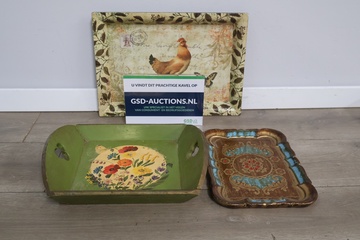 Afbeelding van Dienbladen 3 stuks