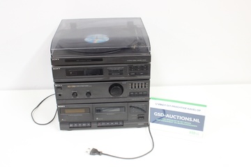 Afbeelding van 4-Delige Sony Platenspeler-Stereotoren