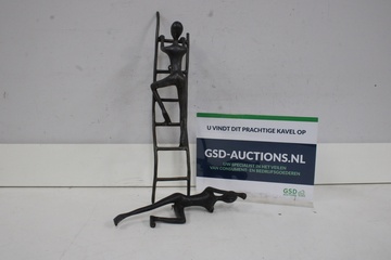 Afbeelding van Bronzen Ladderman Beeld