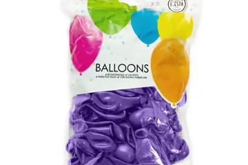 Afbeelding van Ballonnen - 100 stuks - metallic paars - Ø12,7 cm